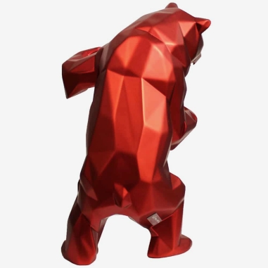 Ours Debout Métallique