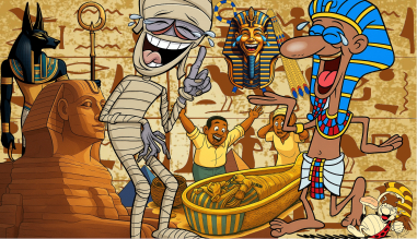 Eclats de rire en Egypte