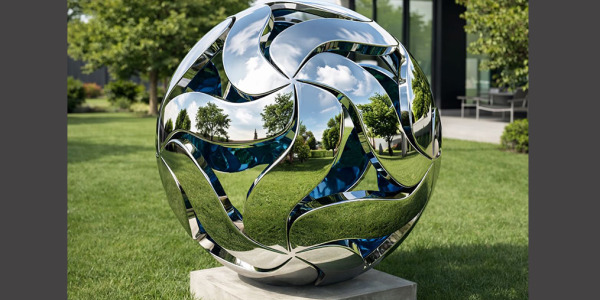 La sculpture entre parc et jardin